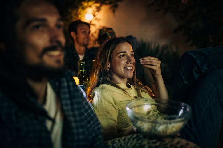 Open Air Kino in Südthüringen
